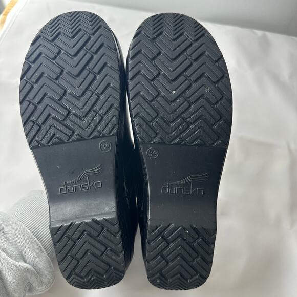 Dansko Unisex Professional Black Box Leather Clog, Size 39, US W Size 9, NWOT - Picture 4 of 6